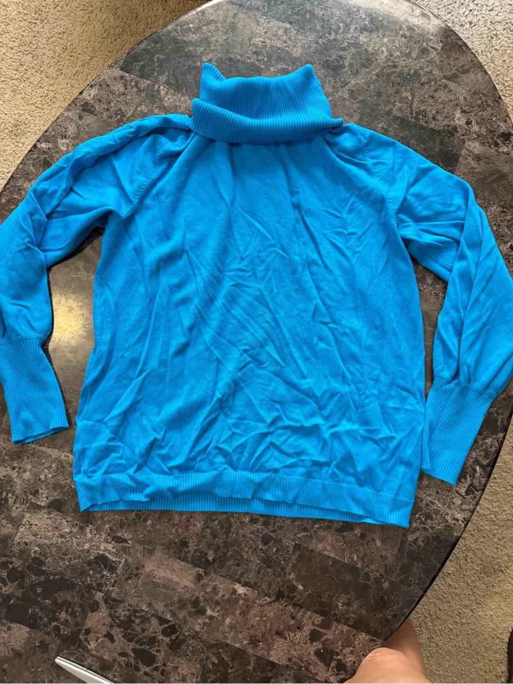 Cato Bright Turquoise Turtleneck Sweater